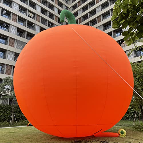 OZIS Giant 40Ft Inflatable Pumpkin Decoration with Blower Orange