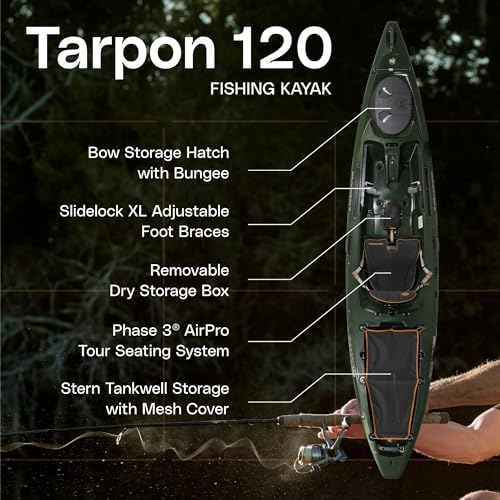 Wilderness Systems Tarpon 120 Premium Angler Kayak Forest Green