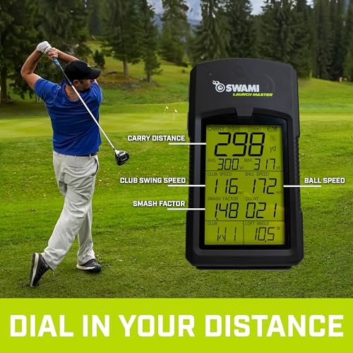 Izzo Golf Launch Master Golf Launch Monitor Black
