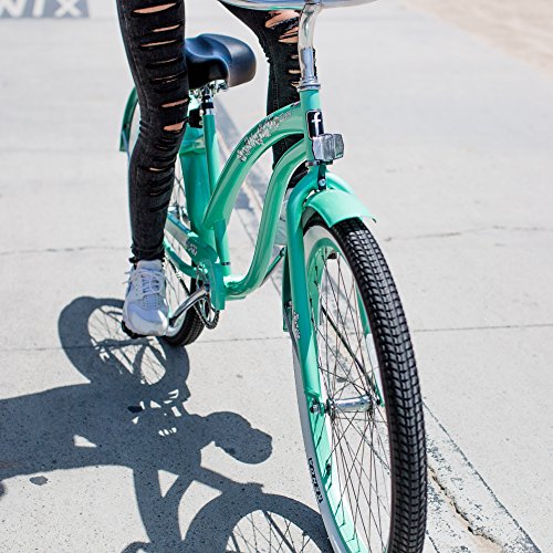 Firmstrong Bella Classic Women's Beach Cruiser Bicycle Mint Green