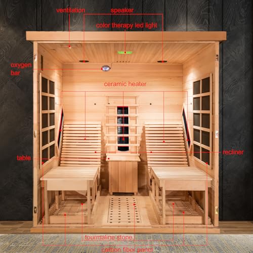 amocane 2 Person Cedar Sauna