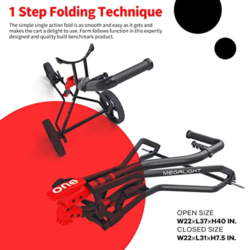TGU-GOLF Push Carts Red