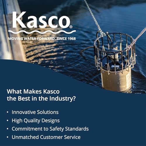 Kasco 3/4 HP Lake & Pond Deicer 120V with 150 Ft Power Cord Black