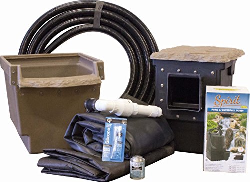 EasyPro Pond Products Pro-Series Mini Pond Kit 8'x11' Water Garden and Koi Pond