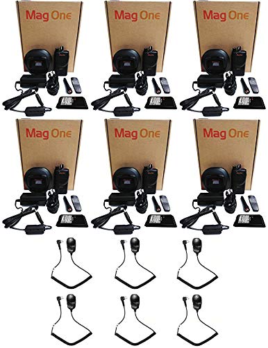 SR-Moto BPR40 VHF 150-174MHz 16 Channel 5 Watt Portable Radio with Speaker Microphone (6 Pack)