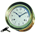 WEEMS & PLATH Atlantis Collection 8-Day Wind Ship's Bell Clock Brass