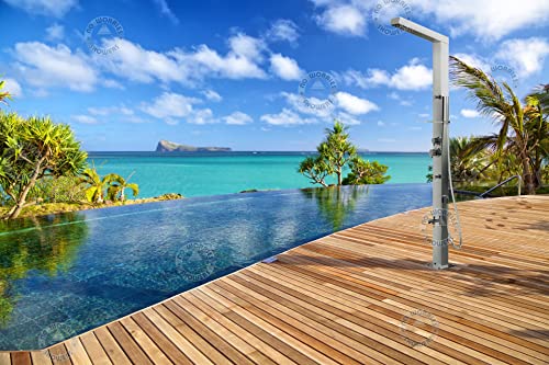 No Worries Products RENO 316 Marine Grade Stainless Steel Outdoor Shower Panel