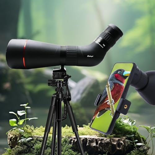 elabopt 20-60x80 ED Spotting Scope Waterproof High Definition Green