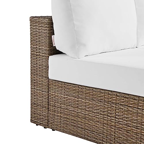 Modway Convene Love Seat Cappuccino White