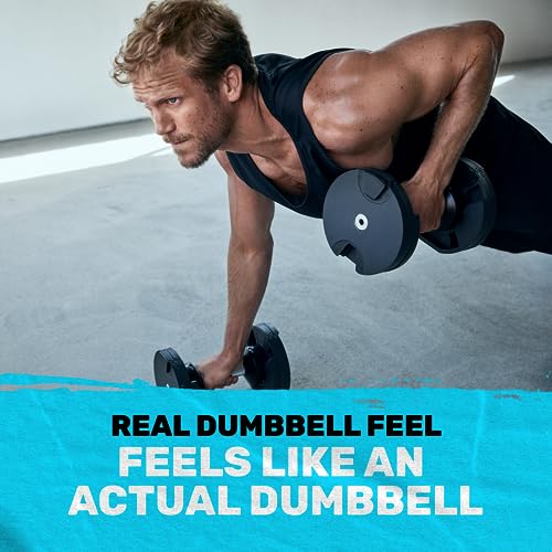 Bells of Steel Adjustable Dumbbells Set 5-50lb Ash