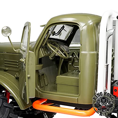 Kingkong RC 1/12th Mud Monster 4x4 Soviet Truck Metal Chassis Kit White