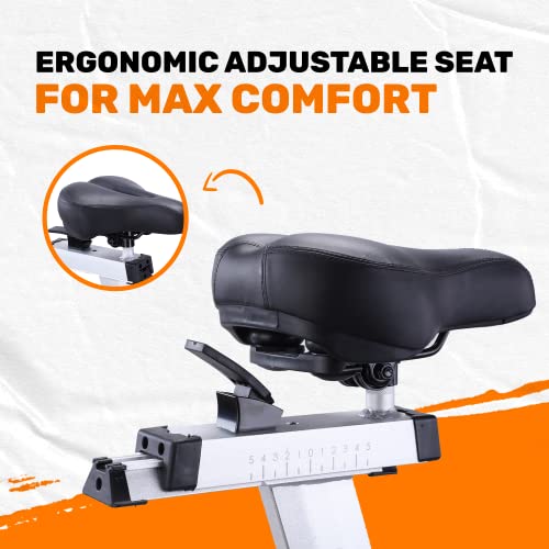 Bells of Steel Stationary Blitz Air Bike Exercise Bike - Belt Driven with Phone and Bottle Holder - 25-in Fan Diameter