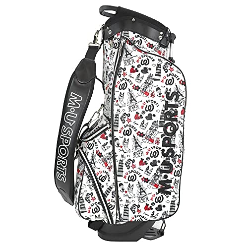 MU Sports 703W7155 Stand Bag White