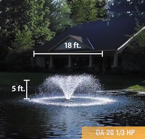 Scott Aerator DA-20 Display Pond Aerator 1/3HP 230V with 100ft Cord