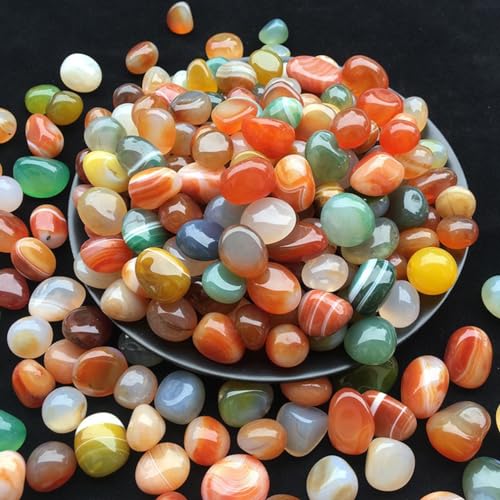Sermair Polished Pebble Building Decoration Stone Mix Colors 10-20MM 220lb