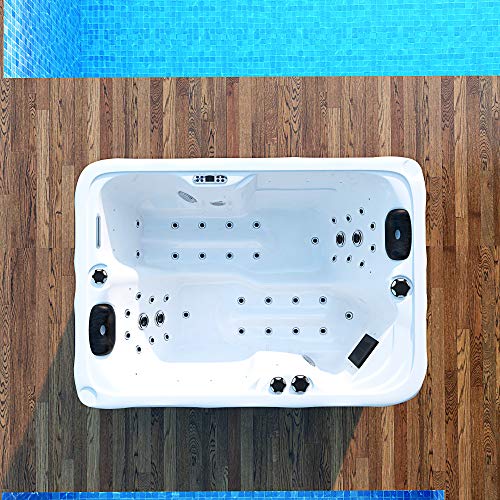 SymbolicSpas Two Person Outdoor Hydrotherapy Bathtub Whirlpool SPA SYM6012A