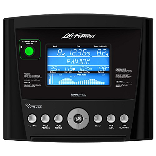 Life Fitness C3 Upright Indoor Cycling Exercise Bike with Go Console Black/Silver