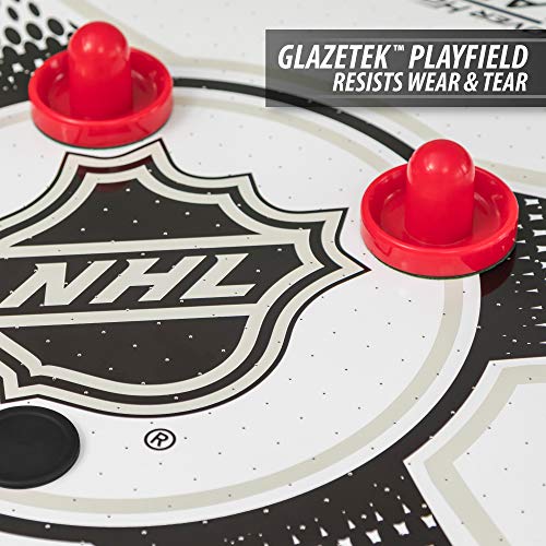 EastPoint Sports Triple-Deke Hover Hockey Table 80" for Indoor Play, LED Scoring, Black