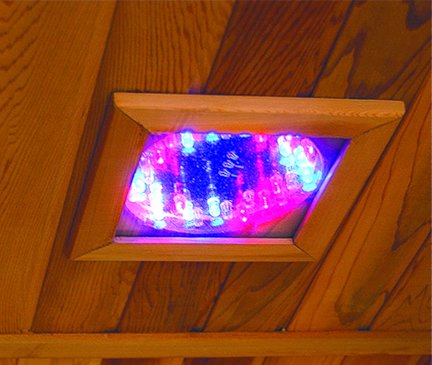Blue Wave HeatWave SA2406 2-Person Sauna with Ceramic Heaters and Chromotherapy System