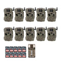 Stealth Cam Fusion X-Pro 36MP Dual Carrier Hunting Trail Camera Treebark Camo Bundle with 32GB SD Card