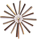 Stanwood Wind Sculpture Kinetic Copper Dual Spinner Brass