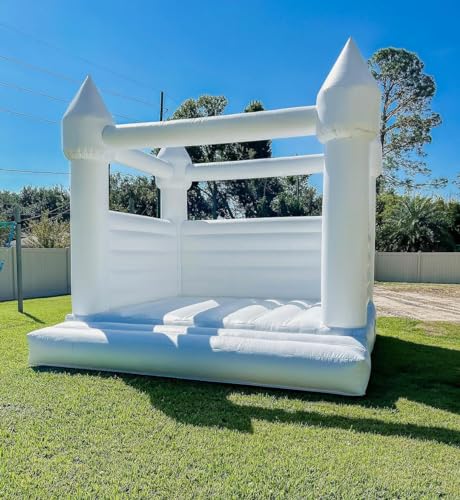 iLink-outer 13FT Large White Bounce House with Air Blower