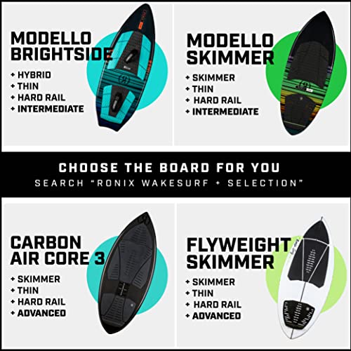 Ronix Carbon Air Core 3 Wakesurf Board Skimmer 4'9" Black