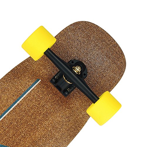 Loaded Boards Basalt Tesseract Bamboo Longboard Skateboard Complete Dark Blue