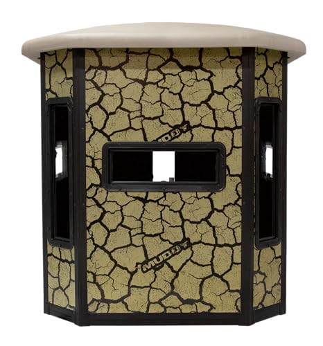 MUDDY Muddy Bull Box Blind Steel Wall Construction Cracked Mud Camo Multi