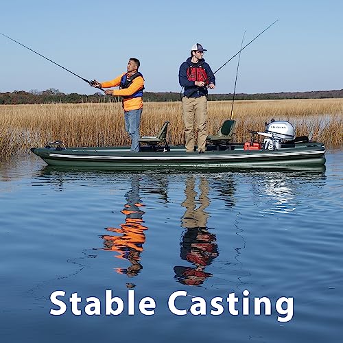 Sea Eagle FSK16 FishSkiff Inflatable 16' Fishing Boat Green/Gray