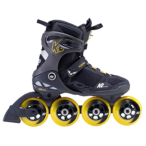 K2 VO2 S 90 Inline Skates Black_Yellow Size 10