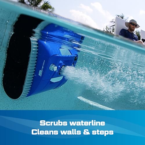 POOL BLASTER CX-300 Cordless Robotic Pool Cleaner Blue