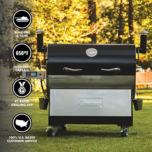 recteq RT-2500 BFG Pellet Smoker Grill Wi-Fi-Enabled Stainless Steel