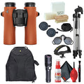 SWAROVSKI OPTIK 8x32 NL Pure Binoculars Orange with Tripod, Backpack, Adapter, Flashlight & Cleaning Kit