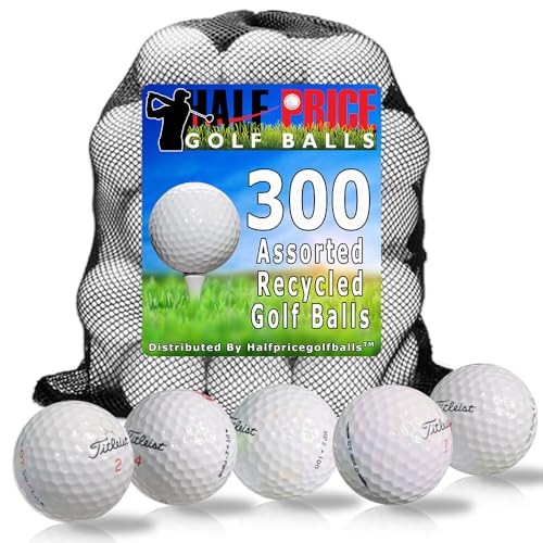 Halfpricegolfballs Recycled Used Golf Balls Proline White Mix Bag