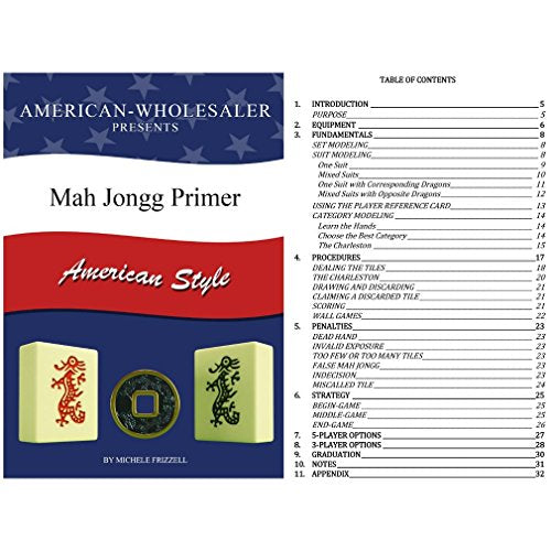 Linda Li American Mahjong Set Butterfly Series Blue Nautical Bag