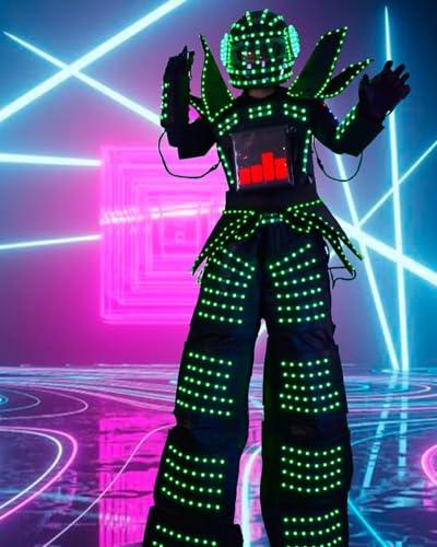 Earthradius Pixels RGB Luminous LED Robot Suit Multicolored (Medium)