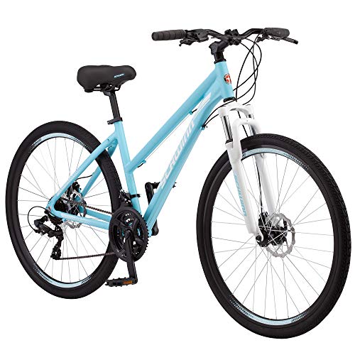 Schwinn GTX 2.0 Comfort Adult Hybrid Bike Light Blue