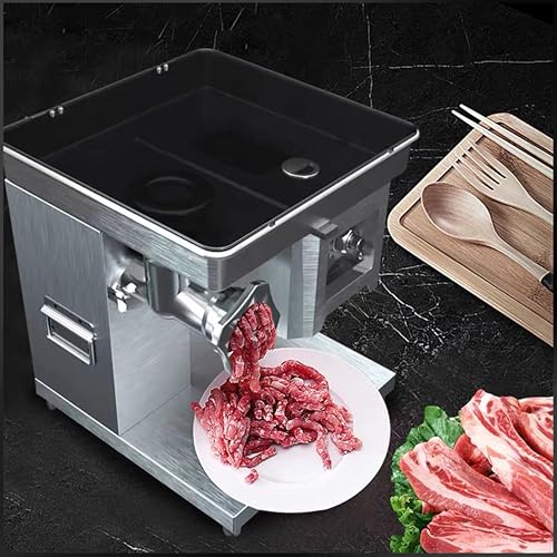 LGXEnzhuo Dual-purpose Desktop Meat Grinder Cutting Machine Gray
