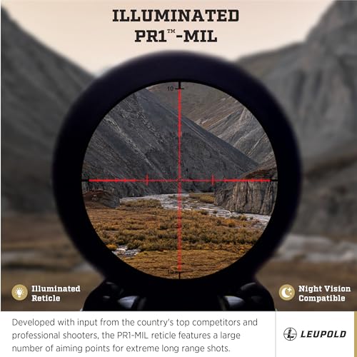 Leupold Mark 4HD 4.5-18x52 M5C3 FFP Illum. PR1-Mil Riflescope Matte Finish