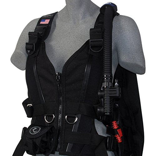 Zeagle Zena BCD w/Inflator, Hose and RE Valve - XL Black