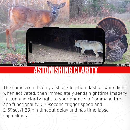 Stealth Cam Flashback 40MP Cellular Trail Camera 10-Pack with 32GB Memory Cards and Card Reader