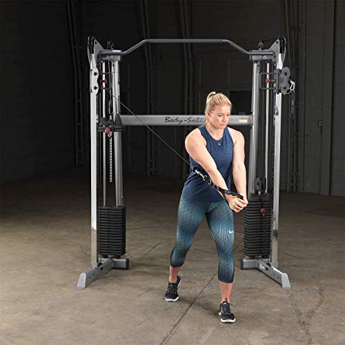 Body-Solid GDCC200 Cable Crossover Exercise Machine Grey/Black