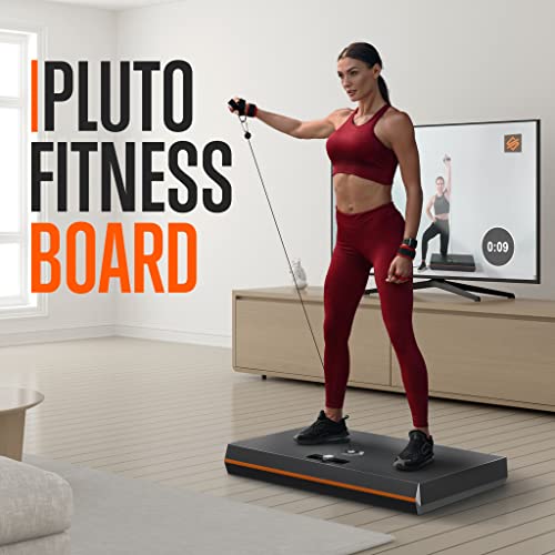 SQUATZ Pluto Home Smart Gym - 100lbs Resistance - All-in-One Digital Machine Black