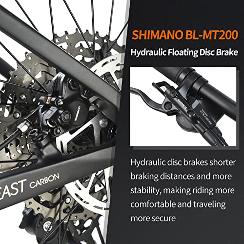 SAVADECK Carbon Fiber Mountain Bike Black