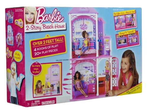 Barbie 2-Story Beach House Multicolor