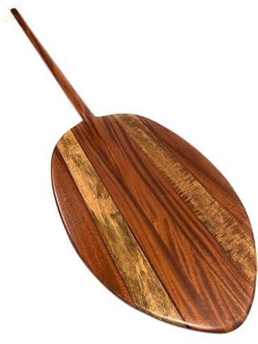 Tikimaster Hokulea Koa Canoe Paddle 60" with Mango Inlays
