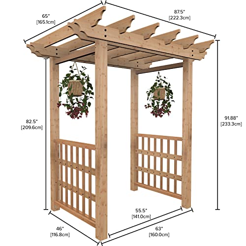 Vita Springwood Wood Arbor Golden Brown