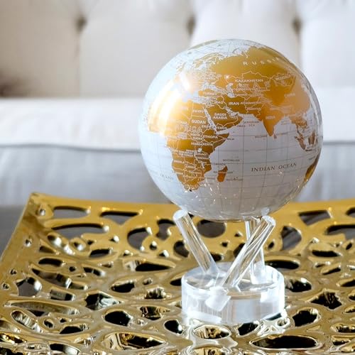 MOVA Globe Metallic White and Gold 6