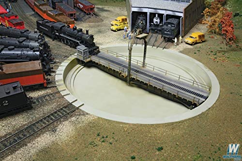 Walthers Cornerstone Motorized 90' Turntable DCC HO Scale Black